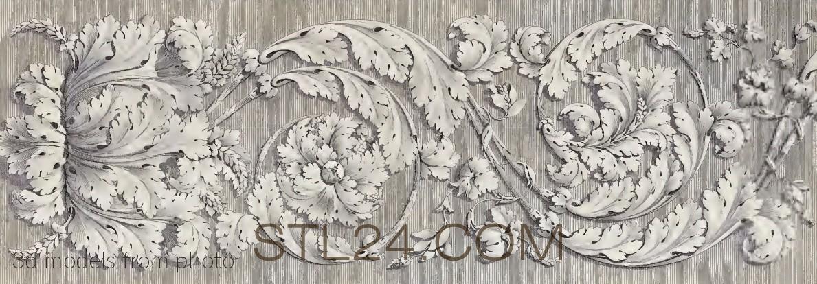 Фризы (FRIESE_0540 -  | 3D model 3DSMAX / OBJ / STL) 3D модель для ЧПУ станка